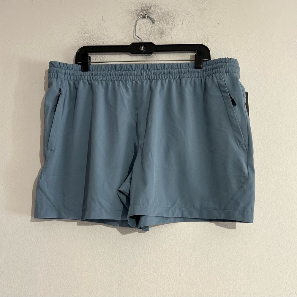 Motion Tempo 5" Athletic Shorts Blue Size XL Workout Gym Running Casual